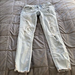 Ripped Light Washed Jeans from Aeropostale